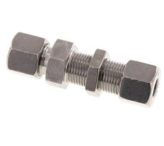 10S Accesorio de corte recto de acero inoxidable Bulkhead 630 bar ISO 8434-1