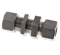 20S Accesorio de corte recto de acero inoxidable Bulkhead 400 bar ISO 8434-1