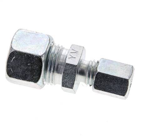 6L & 12L Zink plated Steel Straight Cutting Fitting 315 bar ISO 8434-1