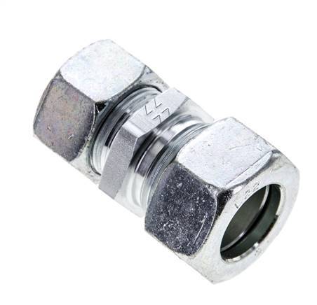 18L & 22L Zink plated Steel Straight Cutting Fitting 160 bar ISO 8434-1