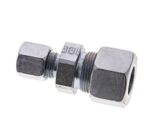 8S & 16S Zink plated Steel Straight Cutting Fitting 400 bar ISO 8434-1