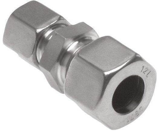 Racor recto de acero inoxidable 10S y 14S 630 bar ISO 8434-1