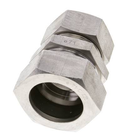 35L & 42L Stainless Steel Straight Cutting Fitting 160 bar ISO 8434-1