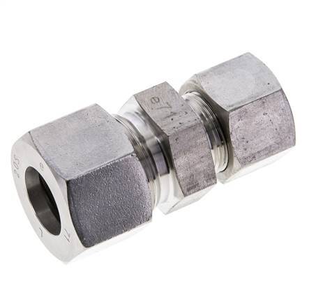 16S & 20S Stainless Steel Straight Cutting Fitting 400 bar ISO 8434-1