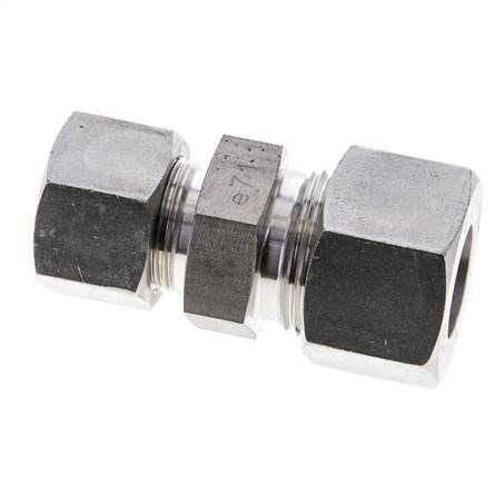 16S & 20S Stainless Steel Straight Cutting Fitting 400 bar ISO 8434-1