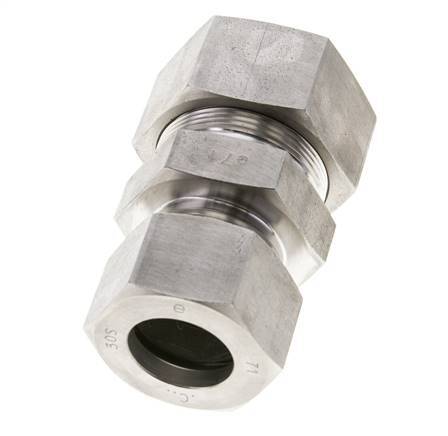 30S & 38S Stainless Steel Straight Cutting Fitting 315 bar ISO 8434-1