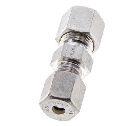 6S & 8S Stainless Steel Straight Compression Fitting 500 bar ISO 8434-1