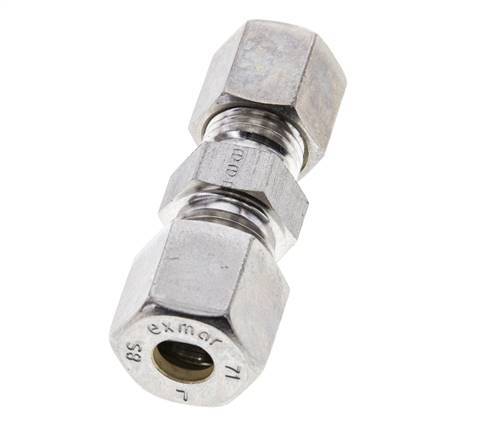 6S & 8S Stainless Steel Straight Compression Fitting 500 bar ISO 8434-1