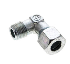 12L & M16x1.5 (con) Accesorio de corte acodado de acero zincado con roscas macho 315 bar ISO 8434-1