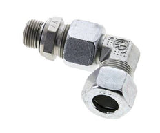 15L & M18x1.5 Zink plated Steel Elbow Cutting Fitting with Male Threads 315 bar Adjustable ISO 8434-1