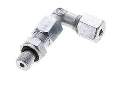 6S & M12x1.5 Zink plated Steel Elbow Cutting Fitting with Male Threads 630 bar Adjustable ISO 8434-1