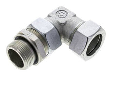 35L & G1-1/4'' Zink plated Steel Elbow Cutting Fitting with Male Threads 160 bar Adjustable ISO 8434-1