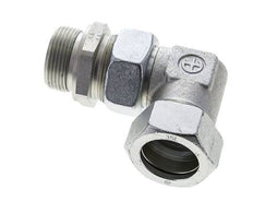 35L & G1-1/4'' Zink plated Steel Elbow Cutting Fitting with Male Threads 160 bar Adjustable ISO 8434-1