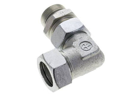 35L & G1-1/4'' Zink plated Steel Elbow Cutting Fitting with Male Threads 160 bar Adjustable ISO 8434-1