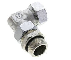 35L & G1-1/4'' Zink plated Steel Elbow Cutting Fitting with Male Threads 160 bar Adjustable ISO 8434-1