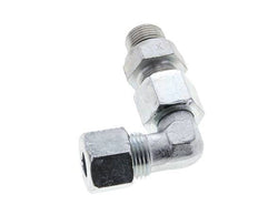 10S & G3/8'' Zink plated Steel Elbow Cutting Fitting with Male Threads 630 bar Adjustable ISO 8434-1