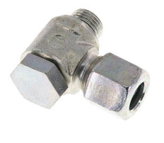 8LL y M10x1 Acero Zincado Racor Giratorio de Corte con Rosca Macho 100 bar Giratorio ISO 8434-1