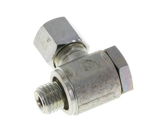 8L & M12x1.5 Racor giratorio de acero zincado con rosca macho 250 bar giratorio ISO 8434-1