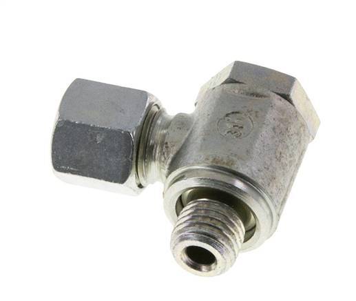 8L & M12x1.5 Racor giratorio de acero zincado con rosca macho 250 bar giratorio ISO 8434-1