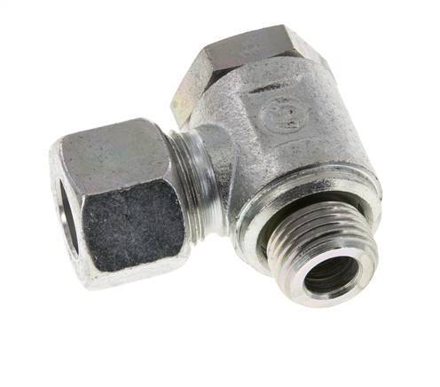 12L & M16x1.5 Zink plated Steel Swivel Joint Cutting Fitting with Male Threads 250 bar Rotatable ISO 8434-1