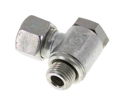 12L & M16x1.5 Zink plated Steel Swivel Joint Cutting Fitting with Male Threads 250 bar Rotatable ISO 8434-1