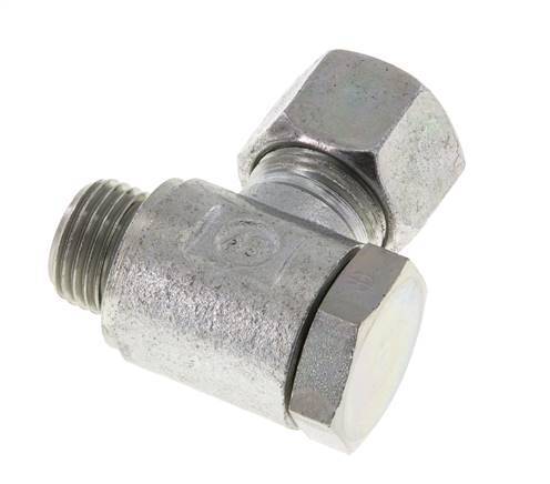 12L & M16x1.5 Zink plated Steel Swivel Joint Cutting Fitting with Male Threads 250 bar Rotatable ISO 8434-1
