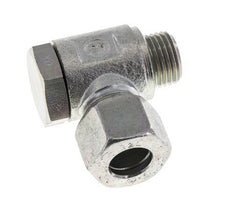 12L & M16x1.5 Zink plated Steel Swivel Joint Cutting Fitting with Male Threads 250 bar Rotatable ISO 8434-1
