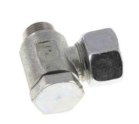 15L & M18x1.5 Zink plated Steel Swivel Joint Cutting Fitting with Male Threads 250 bar Rotatable ISO 8434-1