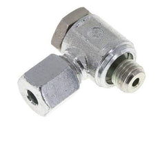 6S & M12x1.5 Zink plated Steel Swivel Joint Cutting Fitting with Male Threads 250 bar Rotatable ISO 8434-1