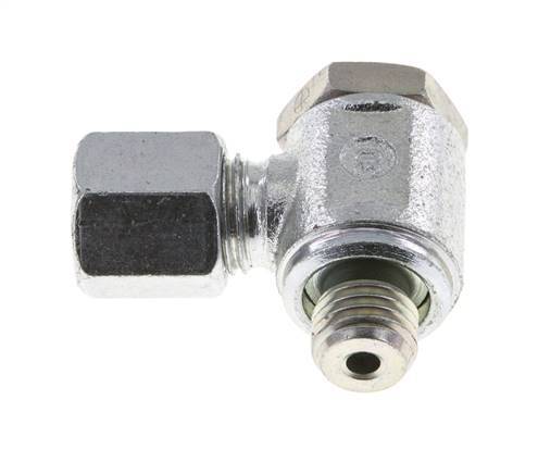 6S y M12x1,5 Racor giratorio de acero cincado con rosca macho 250 bar giratorio ISO 8434-1