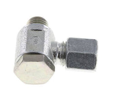 6S y M12x1,5 Racor giratorio de acero cincado con rosca macho 250 bar giratorio ISO 8434-1