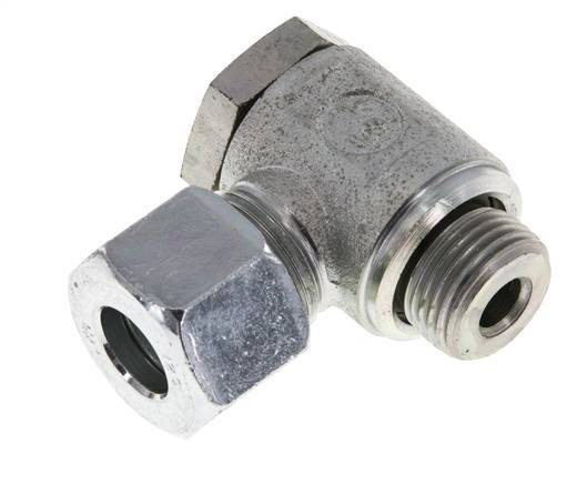 12S & M18x1.5 Racor giratorio de acero zincado con rosca macho 250 bar giratorio ISO 8434-1