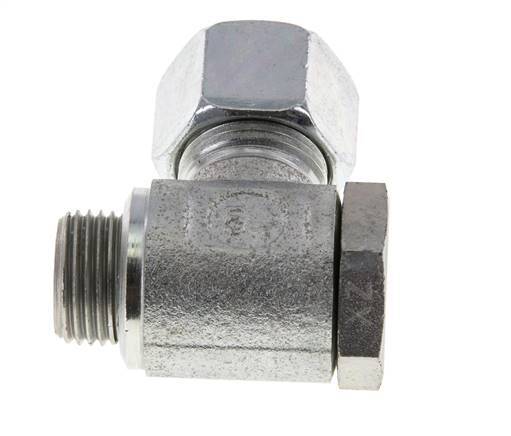 12S & M18x1.5 Racor giratorio de acero zincado con rosca macho 250 bar giratorio ISO 8434-1