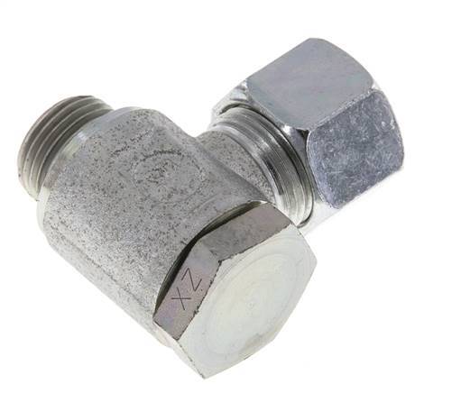12S & M18x1.5 Racor giratorio de acero zincado con rosca macho 250 bar giratorio ISO 8434-1