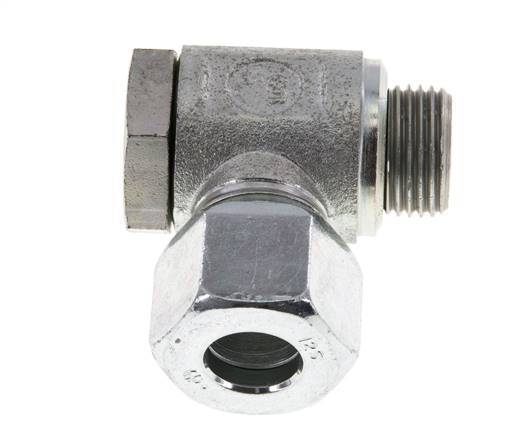 12S & M18x1.5 Racor giratorio de acero zincado con rosca macho 250 bar giratorio ISO 8434-1