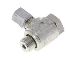 4LL & G1/8'' Zink plated Steel Swivel Joint Cutting Fitting with Male Threads 100 bar Rotatable ISO 8434-1