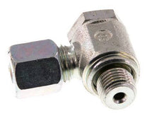 6S & G1/4'' Acero Zincado Racor Giratorio de Corte con Rosca Macho 250 bar Giratorio ISO 8434-1