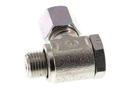 6S & G1/4'' Acero Zincado Racor Giratorio de Corte con Rosca Macho 250 bar Giratorio ISO 8434-1
