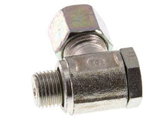 8S & G1/4'' Acero Zincado Racor Giratorio de Corte con Rosca Macho 250 bar Giratorio ISO 8434-1