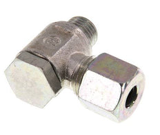 8S & G1/4'' Acero Zincado Racor Giratorio de Corte con Rosca Macho 250 bar Giratorio ISO 8434-1