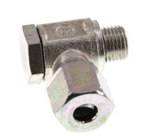 8S & G1/4'' Acero Zincado Racor Giratorio de Corte con Rosca Macho 250 bar Giratorio ISO 8434-1