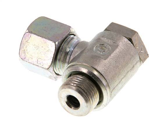10S & G3/8'' Acero Zincado Racor Giratorio de Corte con Rosca Macho 250 bar Giratorio ISO 8434-1
