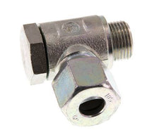 10S & G3/8'' Acero Zincado Racor Giratorio de Corte con Rosca Macho 250 bar Giratorio ISO 8434-1