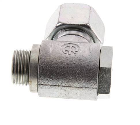 16S & G1/2'' Zink plated Steel Swivel Joint Cutting Fitting with Male Threads 160 bar Rotatable ISO 8434-1