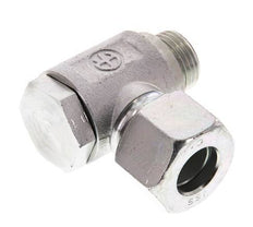 16S & G1/2'' Acero Zincado Racor Giratorio de Corte con Rosca Macho 160 bar Giratorio ISO 8434-1