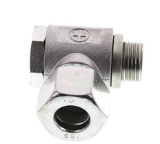16S & G1/2'' Acero Zincado Racor Giratorio de Corte con Rosca Macho 160 bar Giratorio ISO 8434-1