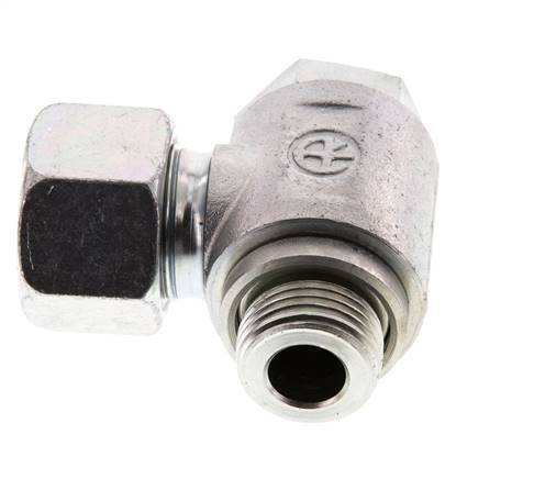 16S & G1/2'' Acero Zincado Racor Giratorio de Corte con Rosca Macho 160 bar Giratorio ISO 8434-1