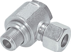 42L & G1-1/2'' Racor giratorio de acero zincado con rosca macho 160 bar giratorio ISO 8434-1