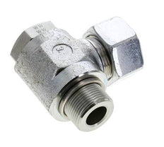 25S & M33x2 Zink plated Steel Swivel Joint Cutting Fitting with Male Threads 250 bar Rotatable ISO 8434-1