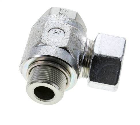 25S & M33x2 Zink plated Steel Swivel Joint Cutting Fitting with Male Threads 250 bar Rotatable ISO 8434-1
